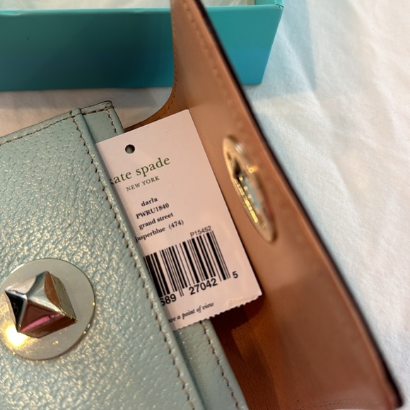 NWT Kate Spade Darla wallet in jasper blue - Picture 5 of 5